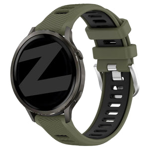 Bandz Correa deportiva con hebilla Garmin Forerunner 265s (verde oliva/negro)
