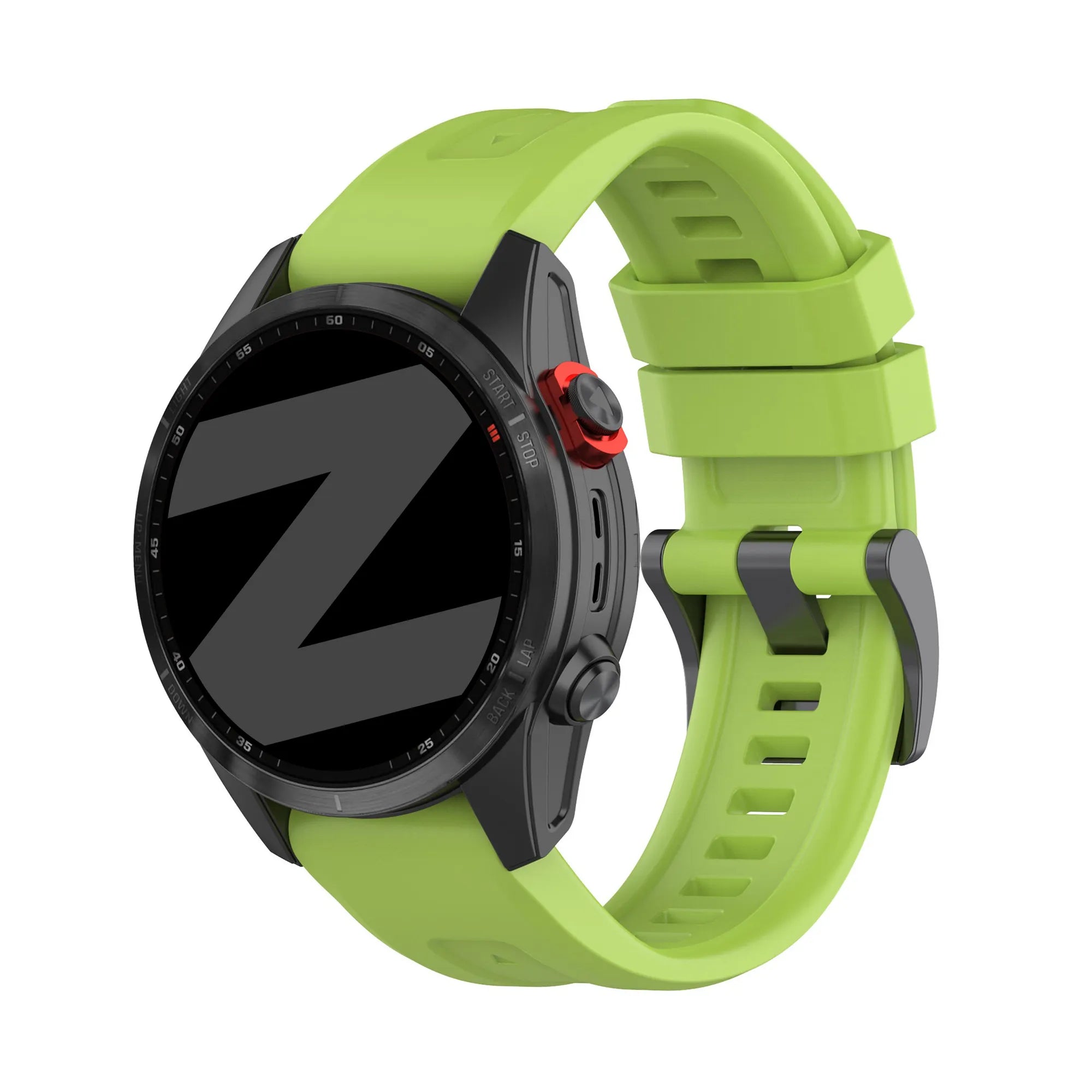 Bandz Garmin Fenix 5s / 6s Silicone Strap 'Classic' (Light Green)