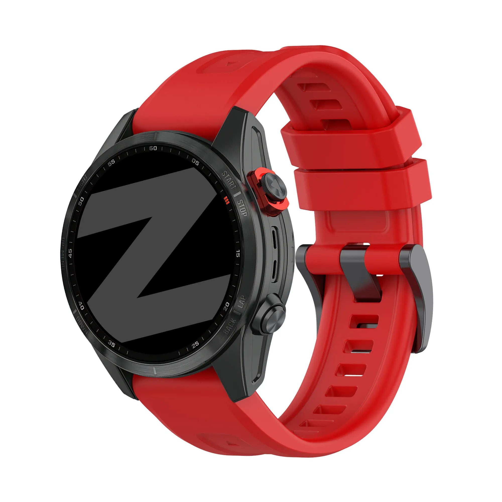 Bandz Bracelet silicone 'Classic' Garmin Approach S70 - 47mm (rouge)