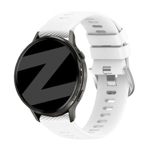 Bandz Bracelet silicone 'Deluxe' Garmin Venu 2s (blanc)