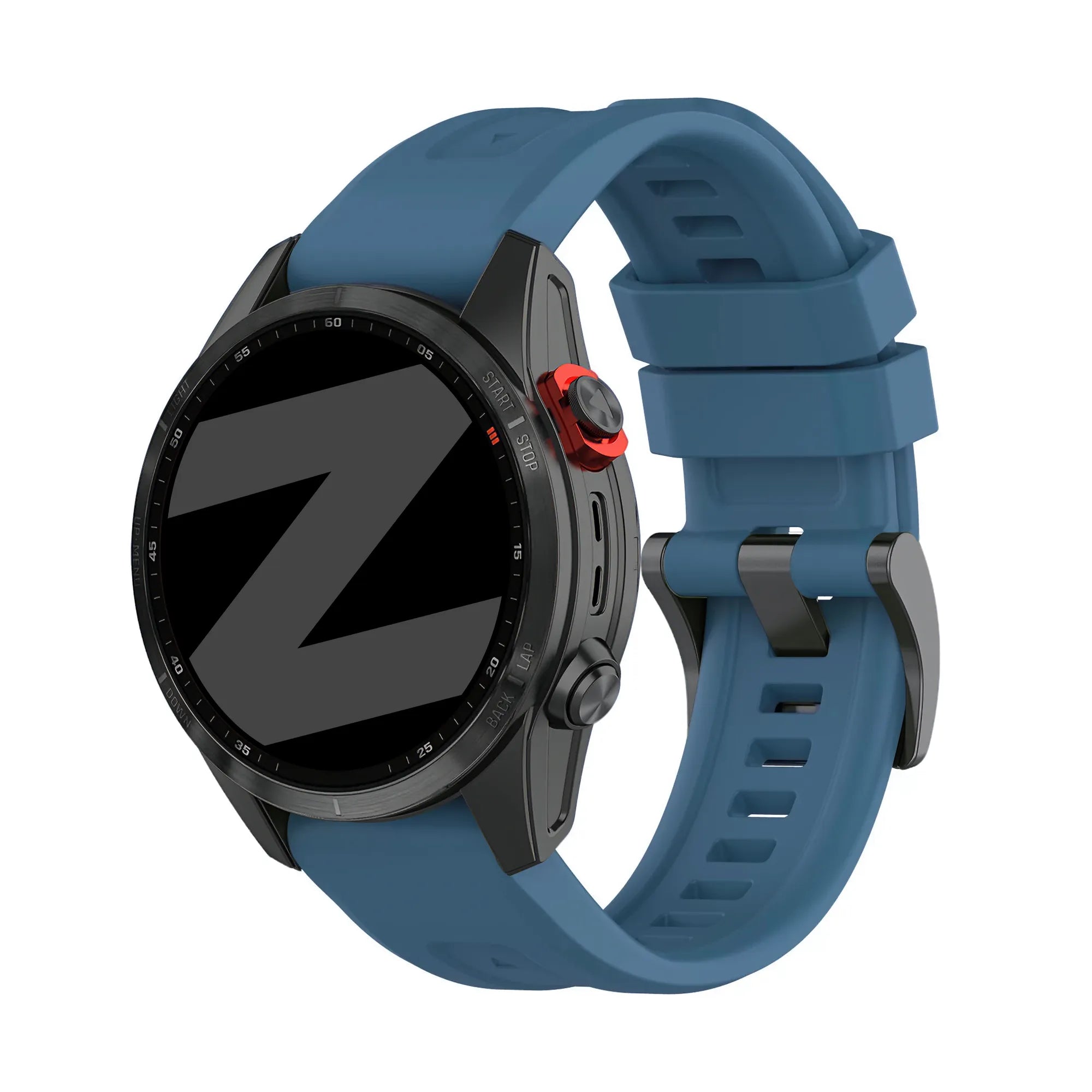 Bandz Garmin Fenix 5s / 6s Silicone Strap 'Classic' (Rock Green)