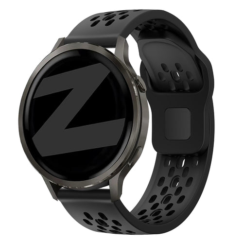 Bandz Garmin D2 Air X10 Silikonarmband 'Air' (Schwarz)