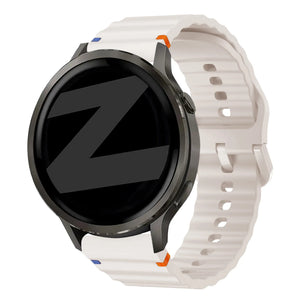 Bandz Garmin Forerunner 265s Silikonarmband 'Wave' (Polarstern)