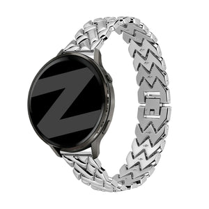 Bandz Bracelet metal 'V-Type' Oppo Watch X2 Mini (argent)