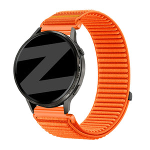 Bandz Bracelet nylon ondulé Garmin Venu 2 (orange)
