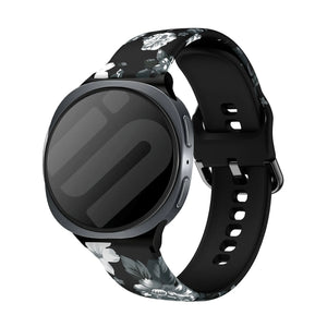 Bracelet fleur grise Samsung Galaxy Watch 8 Classic