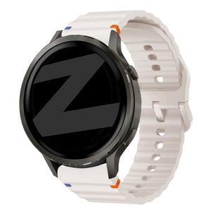 Bandz Garmin Vivomove Trend Silicone Strap 'Wave' (Starlight)