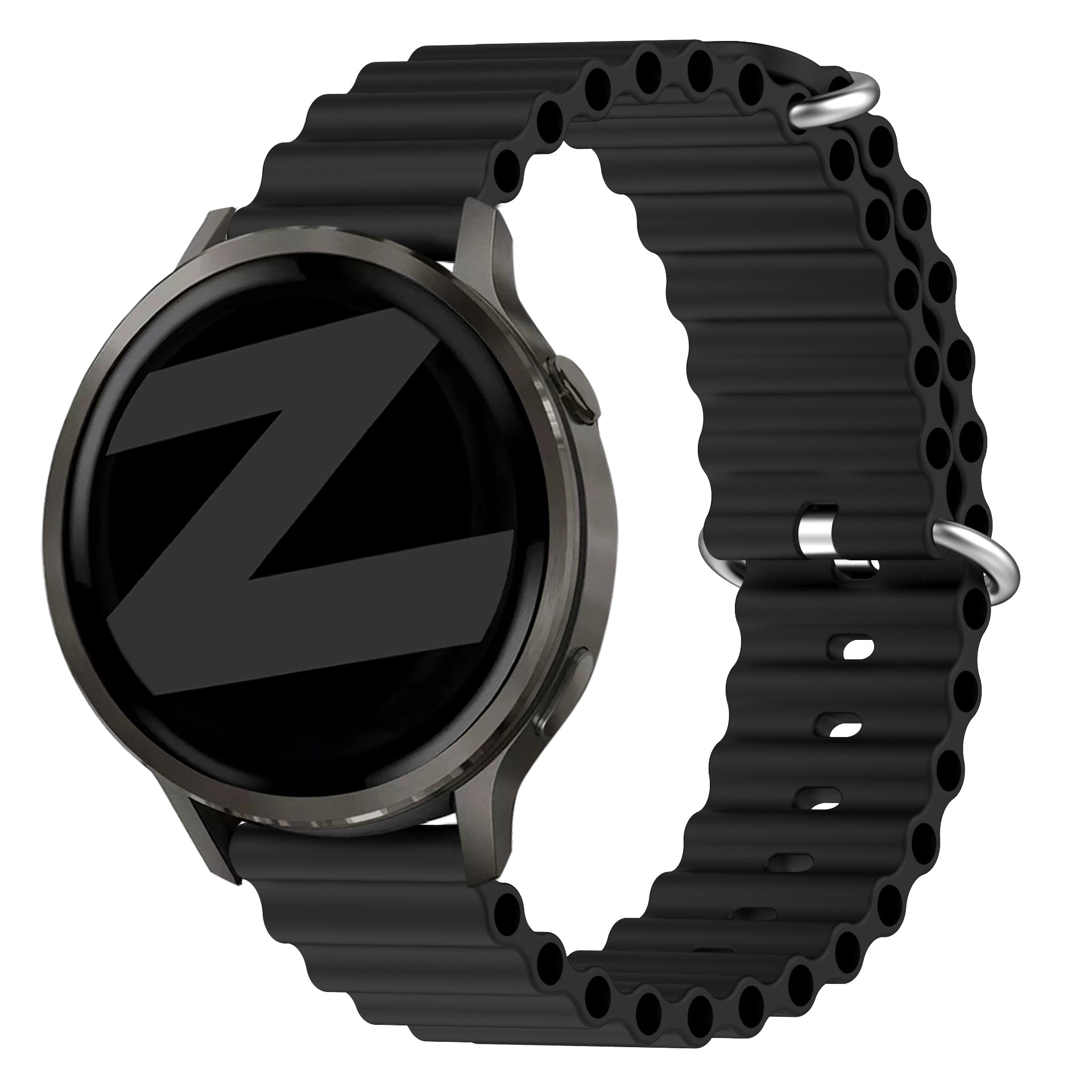 Bandz Garmin Vivomove Trend Ocean Strap 'Classic' (Black)