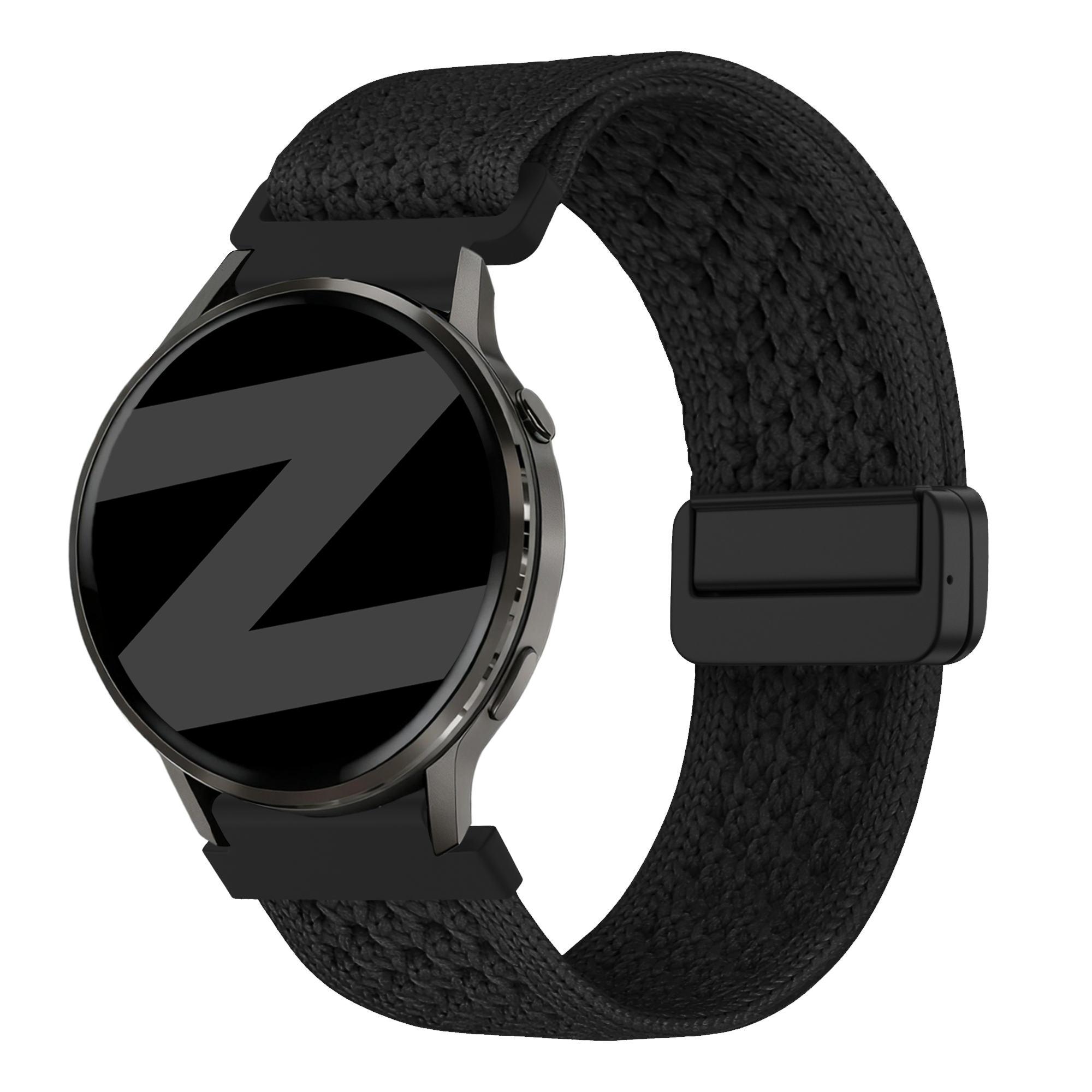 Bandz Xiaomi Watch S4 - 41mm Vintage Nylon Strap (Black)