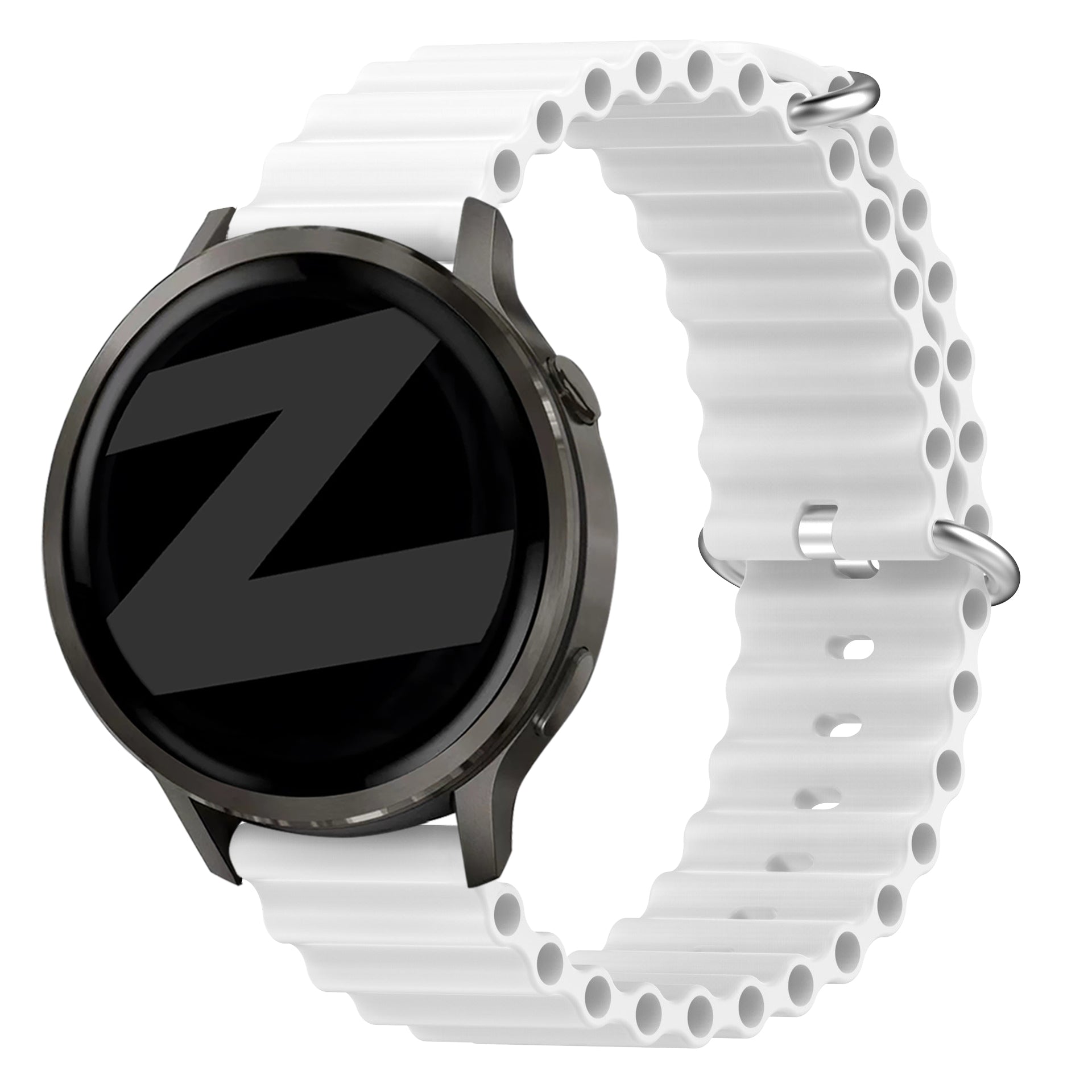 Bandz Garmin Vivomove Trend Ocean Strap 'Classic' (White)