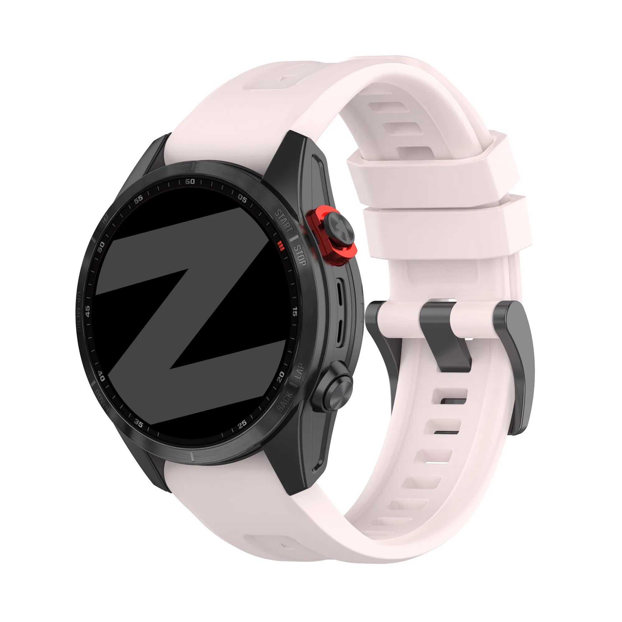 Bandz Garmin Fenix 5s / 6s Silicone Strap 'Classic' (Light Pink)
