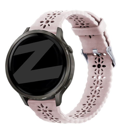 Bandz Garmin Vivomove 3 Silicone Strap 'Lace' (Pink)