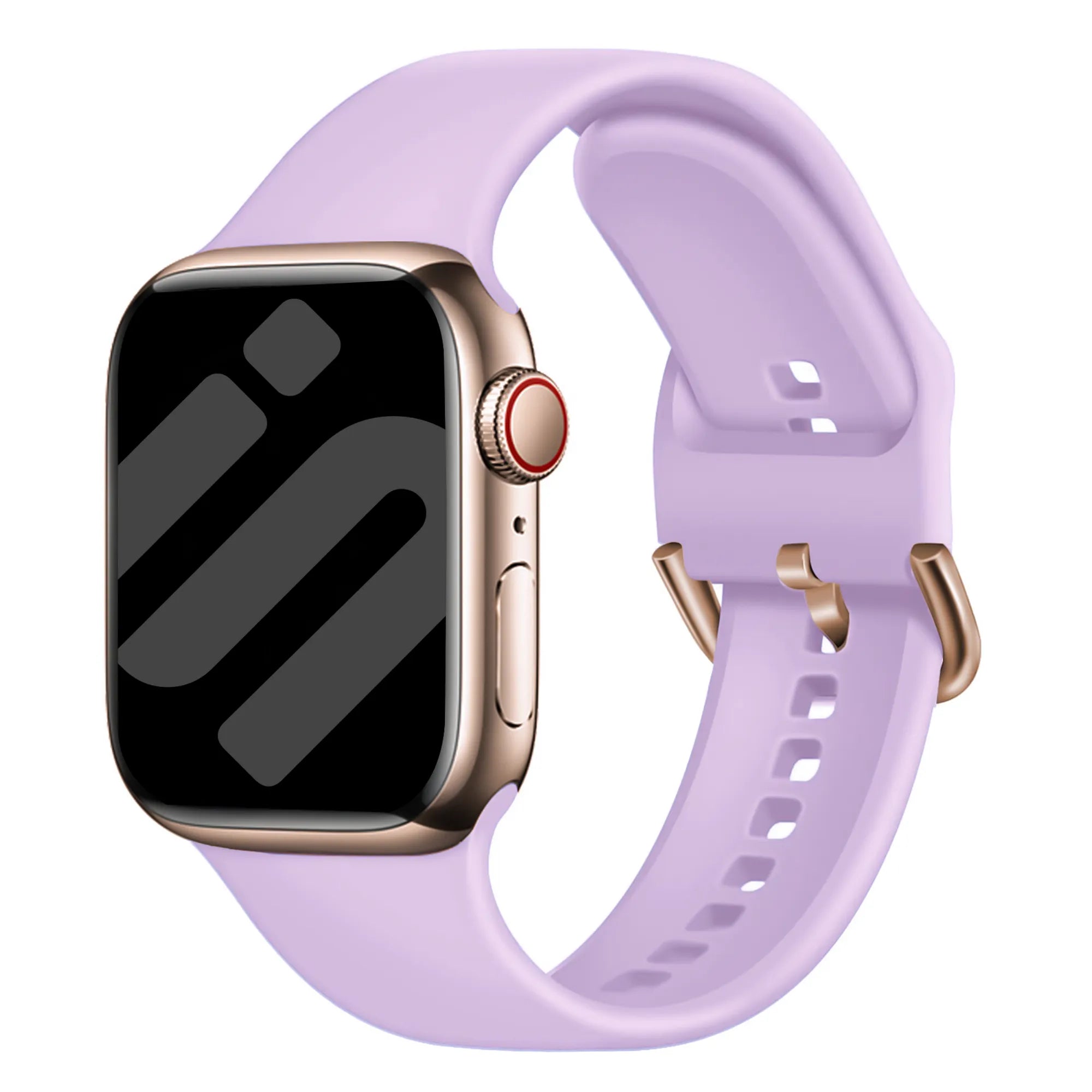 Apple Watch Silk Silikonarmband (Flieder)
