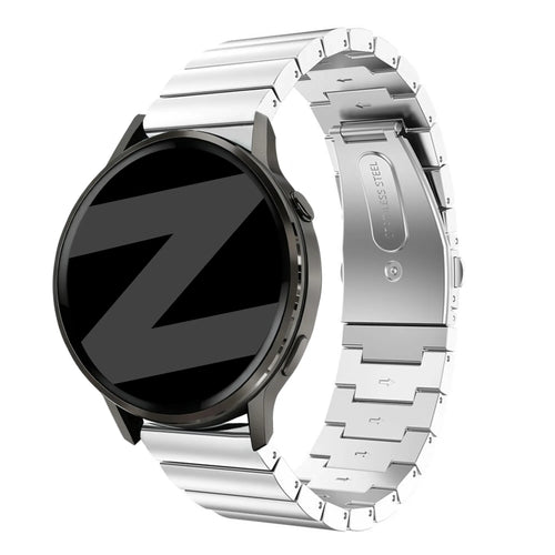 Bandz Garmin Forerunner 255 Steel Strap 'One Bead' (Silver)