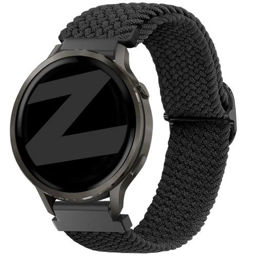 Bandz Correa trenzada ajustable Garmin Venu 2s (negro)