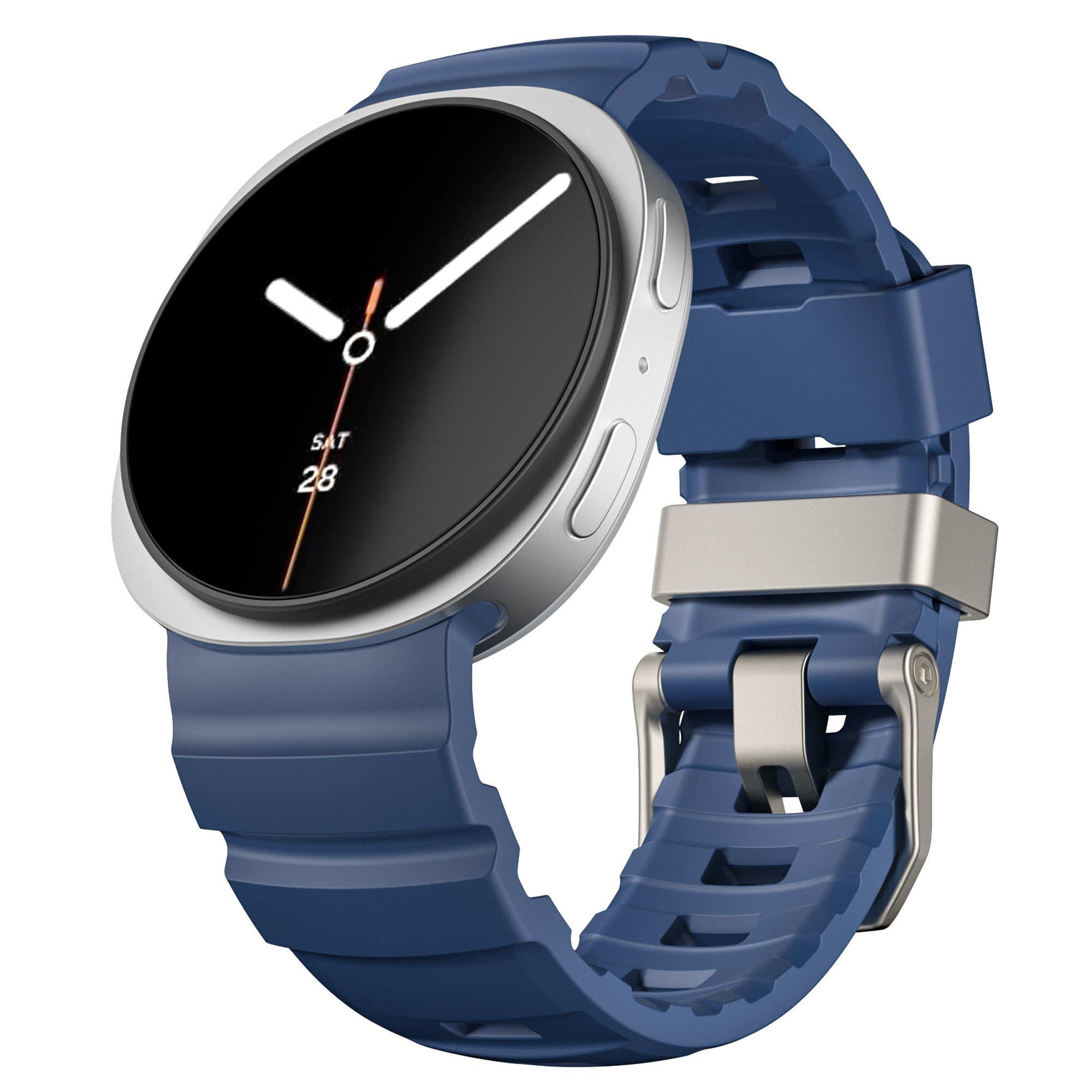 Samsung Galaxy Watch 8 - 44mm Extreme Silikonarmband (Dunkel Blau)