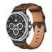 Correa cuero sólida Samsung Galaxy Watch 8 Classic (marrón oscuro)