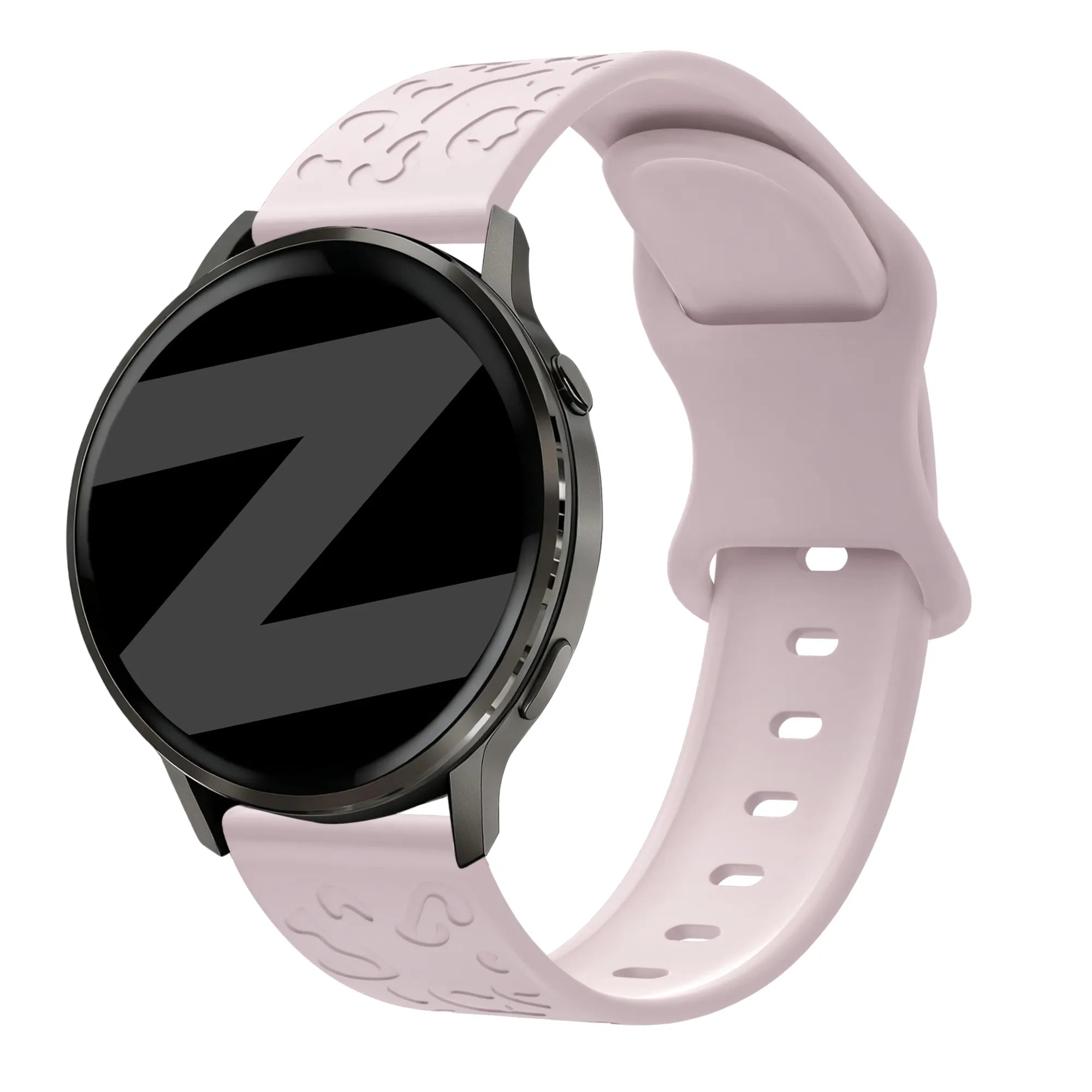 Bandz Bracelet silicone 'Léopard' Garmin Vivoactive 3 (rose)