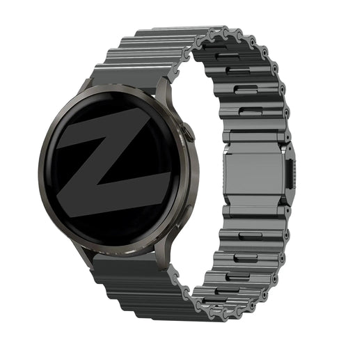Bandz Bracelet acier premium 'Ocean' Oppo Watch X (graphite)