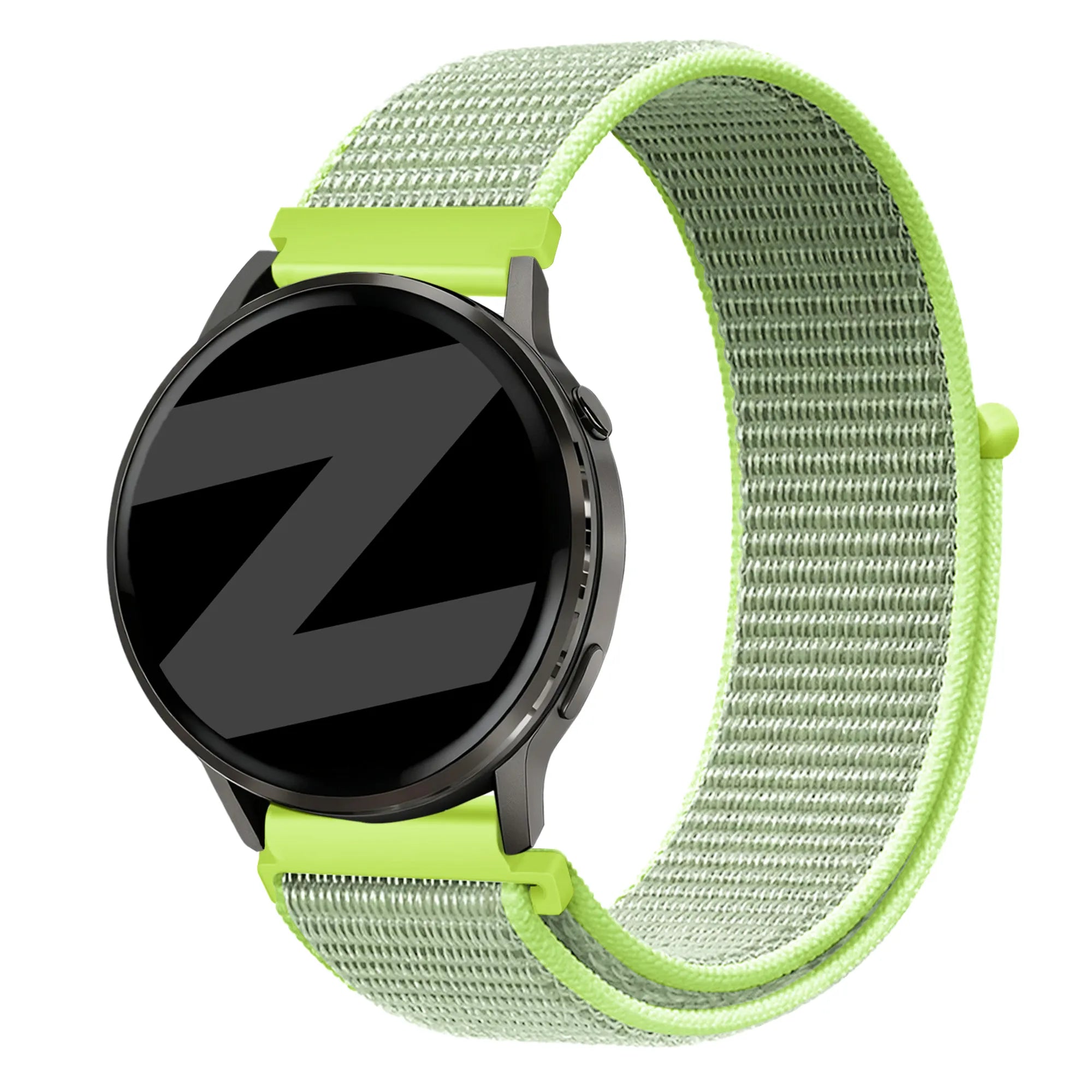 Bandz Garmin Venu 2 Nylon Loop Armband (Flash Gelb)
