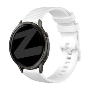 Bandz Garmin Forerunner 265 siliconen band 'Premium' (wit)