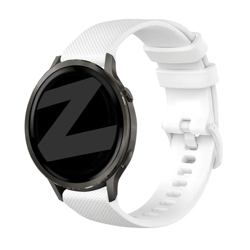 Bandz Garmin Forerunner 265 siliconen band 'Premium' (wit)