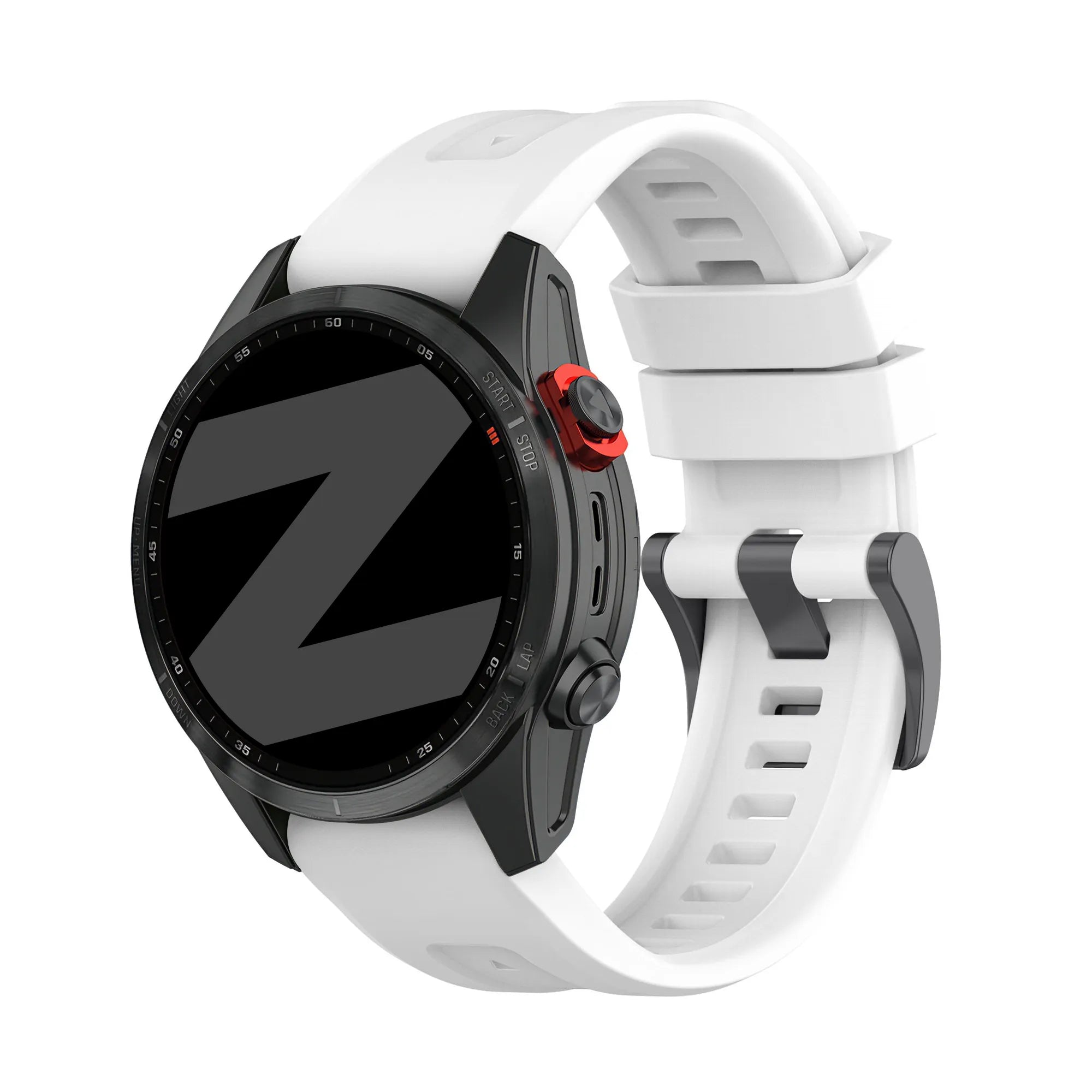 Bandz Garmin D2 Mach 1 Pro Silikonarmband 'Classic' (Weiß)