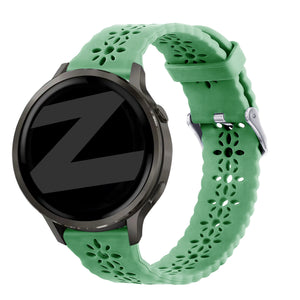 Bandz Garmin Vivomove Trend Silicone Strap 'Lace' (Light Green)