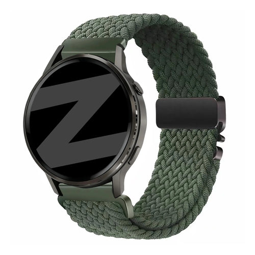Bandz Garmin Venu Braided Strap 'Parachute' (Green)