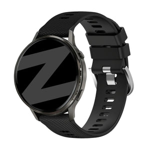 Bandz Bracelet silicone 'Deluxe' Garmin Vivomove 3s (noir)