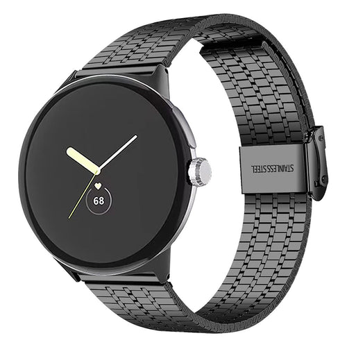 Google Pixel Watch 5 - 41mm roestvrij stalen band (zwart)