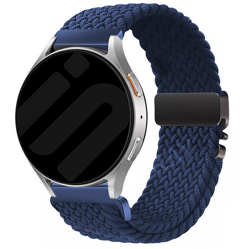 Bracelet tissé avec boucle Garmin Vivoactive 4 (bleu)