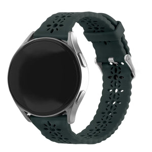 Bracelet de silicone avec relief Amazfit Bip U (Pro) (vert sapin)