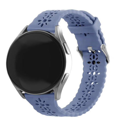 Correa de silicona con relieve Amazfit Active (gris lavanda)