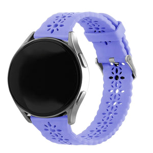 Correa de silicona con relieve Coros Apex 42mm (lila)