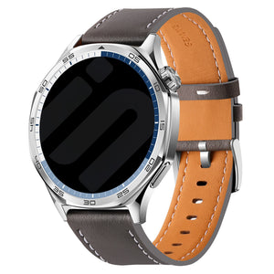 Huawei Watch GT 7 Pro Leather Strap 'One Push' (Grey)