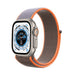 Apple Watch Ultra Nylonarmband (Braun-Orange)