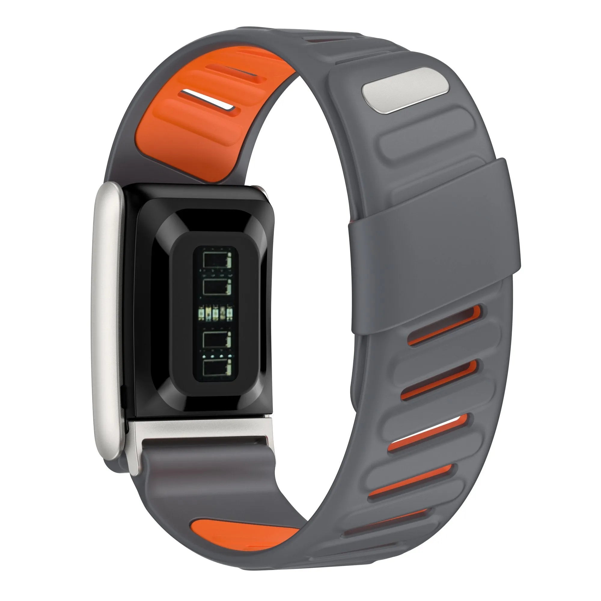 Whoop 5.0 Sport Strap (Dark Grey/Orange)