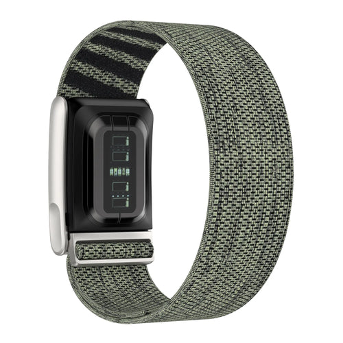 Correa nylon compatible con Whoop MG (gris-verde)