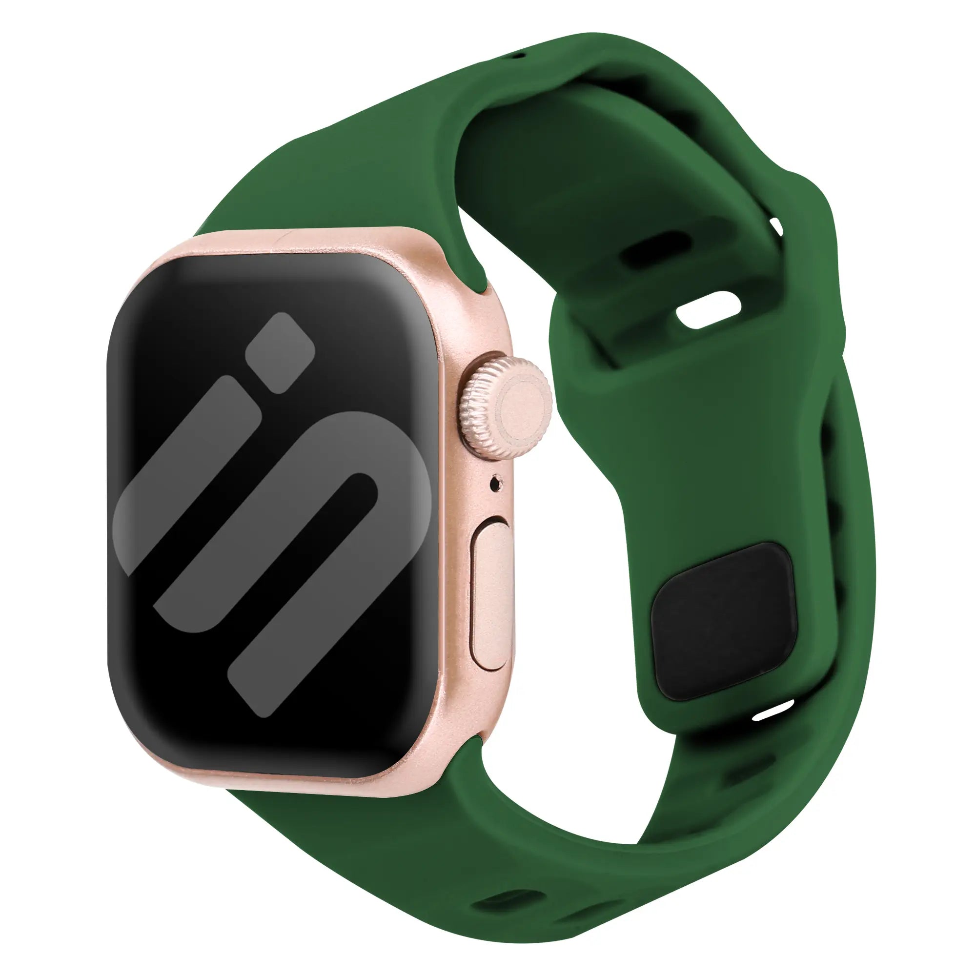 Apple Watch Tilted Sportarmband (Dunkelgrün)
