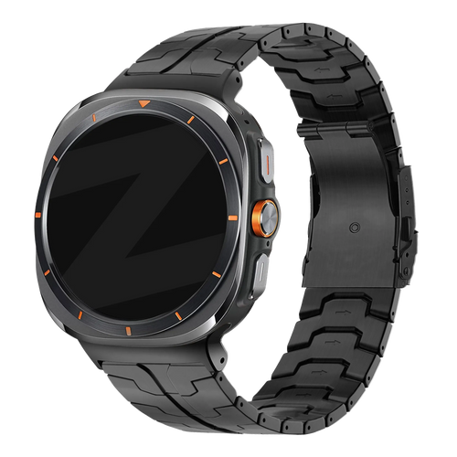 Bandz Samsung Galaxy Watch Ultra 2 Titanium Strap 'Iron' (Black)