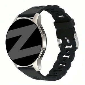 Bandz Xiaomi Amazfit GTS Silikonarmband 'Chains' (Schwarz)