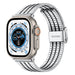 Apple Watch Ultra Stainless Steel Strap (Silver/Black)