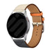 Bracelet cuir Samsung Galaxy Watch 6 Classic 43mm (blanc/bleu foncé)