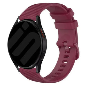 ICE Smart TKS Rectangular 1.41 Premium Silicone Strap (Wine Red)