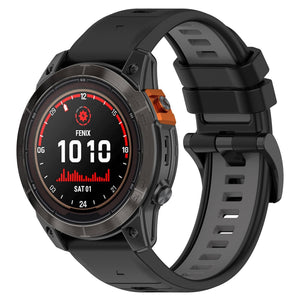 Bracelet sport avec boucle Garmin Fenix 8 Pro - 47mm (noir/gris)