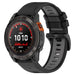 Bracelet sport avec boucle Garmin Quatix 8 - 47mm (noir/gris)