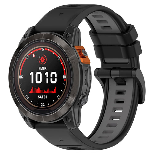 Garmin Forerunner 970 Schnalle Sport Amrband (Schwarz/Grau)