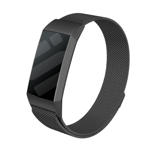 Fitbit Charge 4 Milanese Strap (Black)
