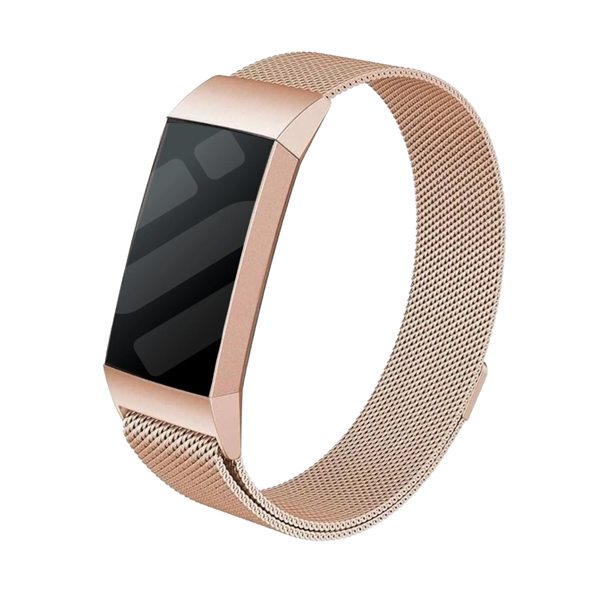 Fitbit Charge 4 Milanese Strap (Rose Gold)